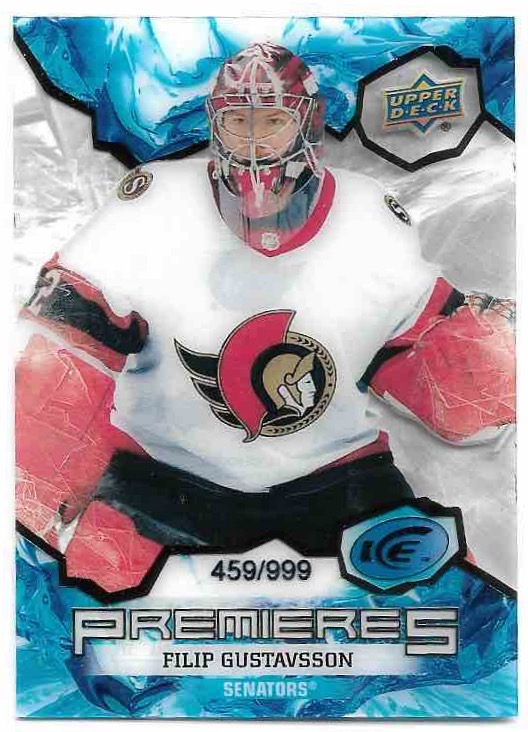 Rookie Ice Premieres FILIP GUSTAVSSON 21-22 UD Ice /999