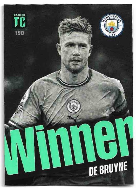 Winner KEVIN DE BRUYNE 2023 Panini Top Class