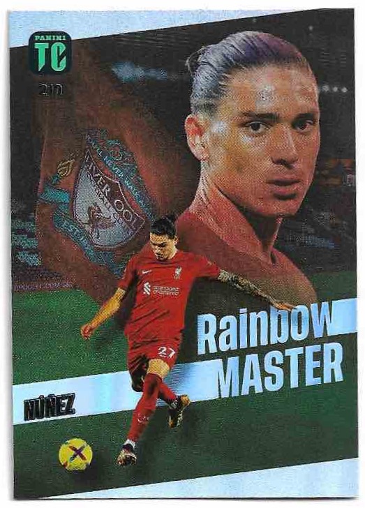 Rainbow Master DARWIN NUNEZ 2023 Panini Top Class