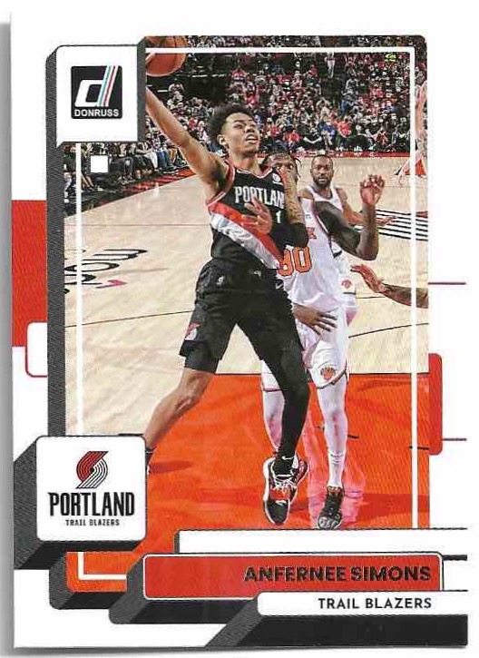 ANFERNEE SIMONS 22-23 Panini Donruss Basketball
