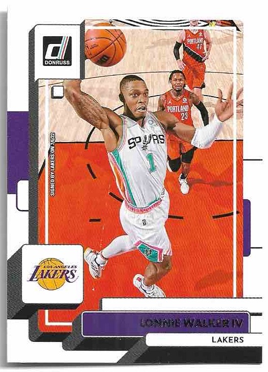 LONNIE WALKER IV 22-23 Panini Donruss Basketball