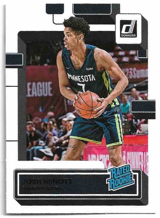 Rated Rookie JOSH MINOTT 22-23 Panini Donruss Basketball