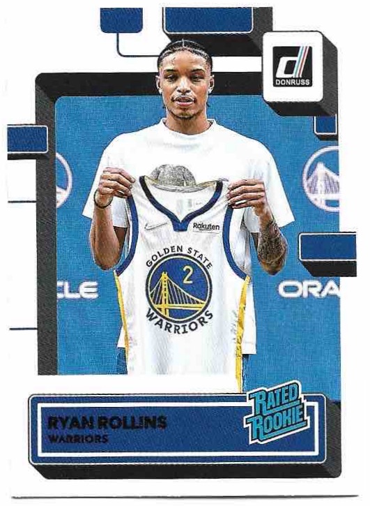 Rated Rookie RYAN ROLLINS 22-23 Panini Donruss Basketball