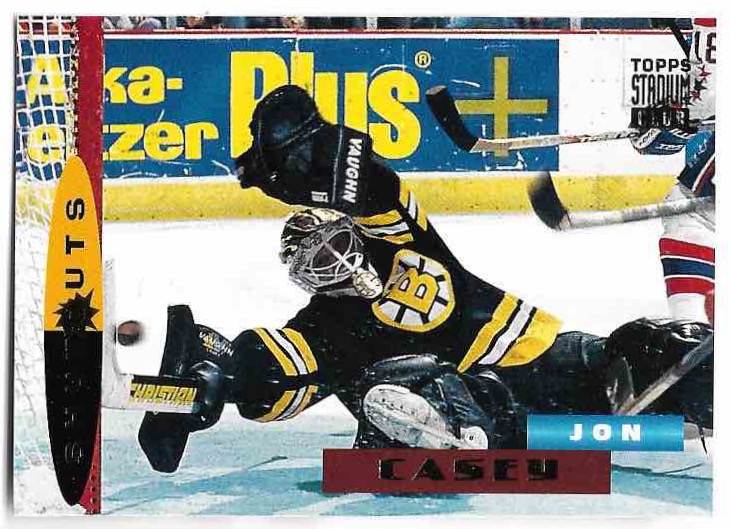 Shutouts JON CASEY 94-95 Topps Stadium Club