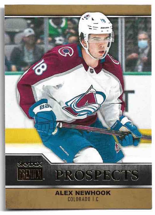 Rookie Skybox Premium Prospect ALEX NEWHOOK 21-22 UD Metal Universe