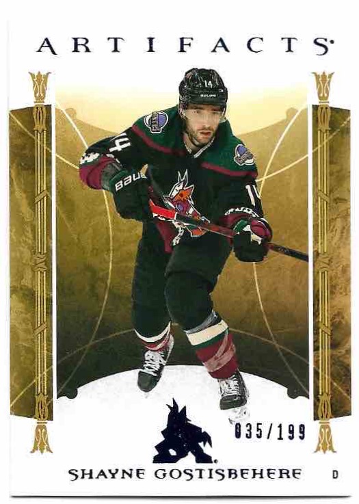 Royal Blue SHAYNE GOSTISBEHERE 22-23 UD Artifacts /199