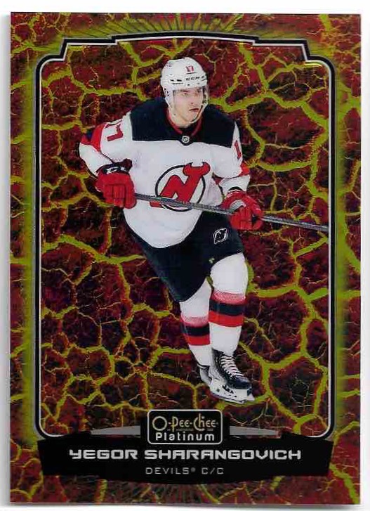 Hot Magma YEGOR SHARANGOVICH 22-23 UD O-Pee-Chee OPC Platinum /499