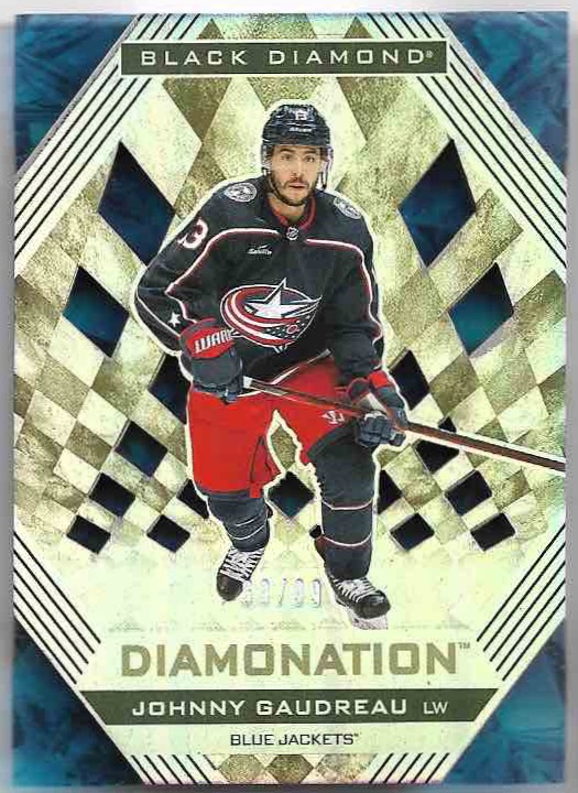 Diamonation JOHNNY GAUDREAU 22-23 UD Black Diamond /99