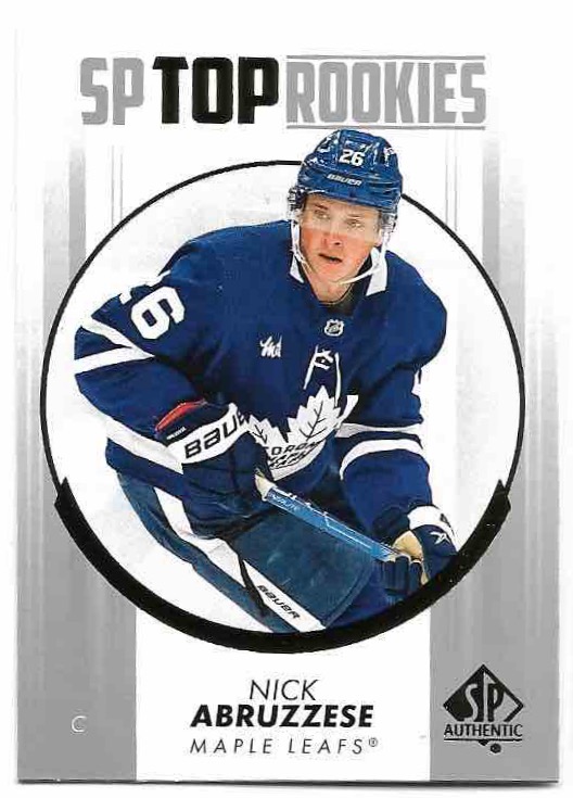 SP Top Rookies NICK ABRUZZESE 22-23 UD SP Authentic