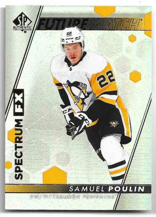 Rookie Future Watch Spectrum FX SAMUEL POULIN 22-23 UD SP Authentic