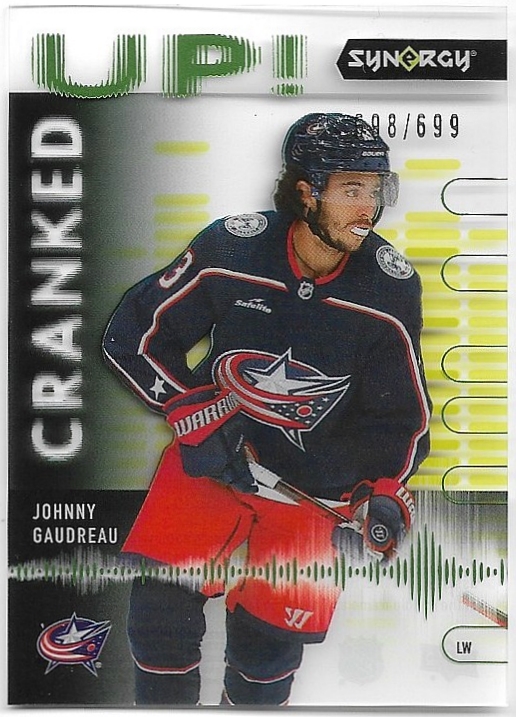 Cranked Up JOHNNY GAUDREAU 22-23 UD Synergy /699