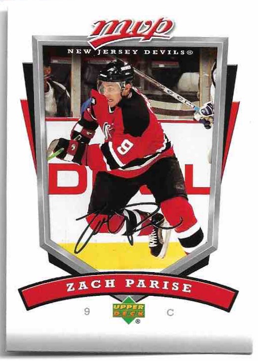 ZACH PARISE 06-07 UD MVP