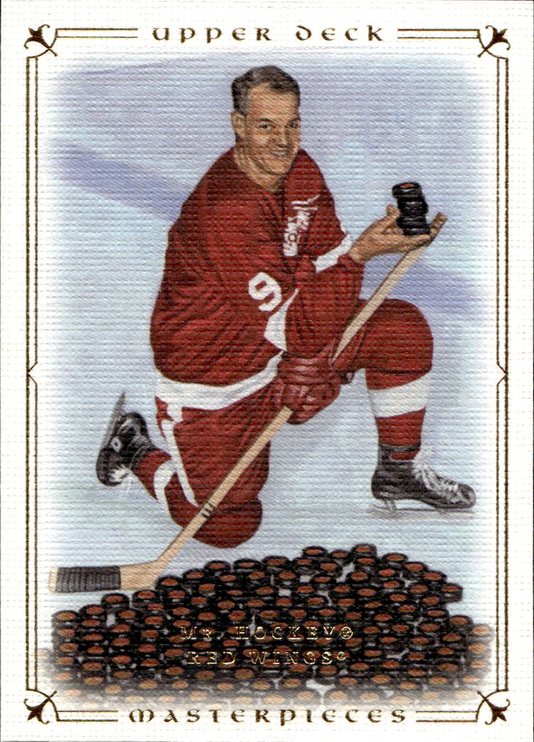 GORDIE HOWE 08-09 UD Masterpieces