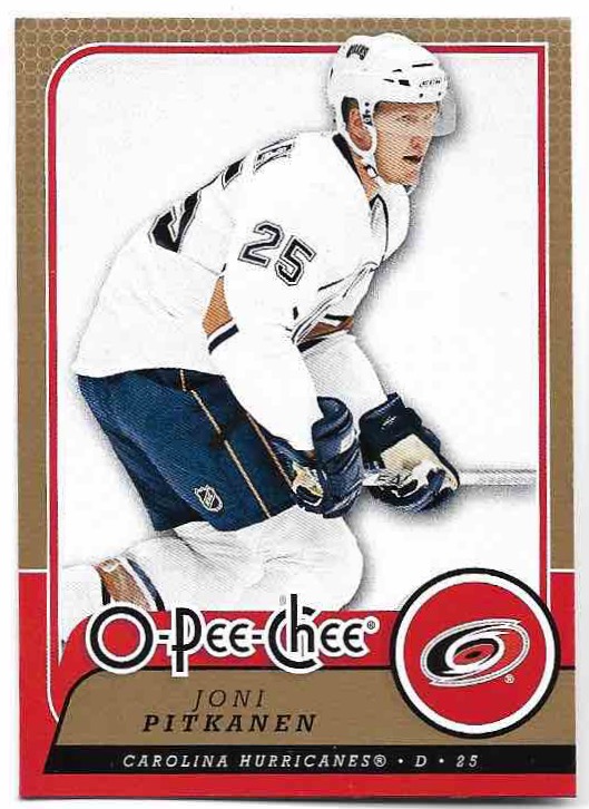 JONI PITKANEN 08-09 UD O-Pee-Chee OPC