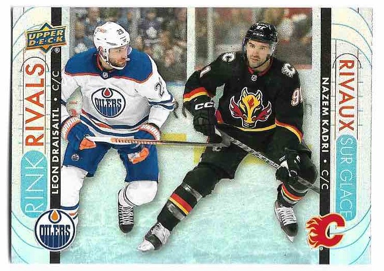 Rink RIvals LEON DRAISAITL/NAZEM KADRI 23-24 UD Tim Hortons Greatest Duos