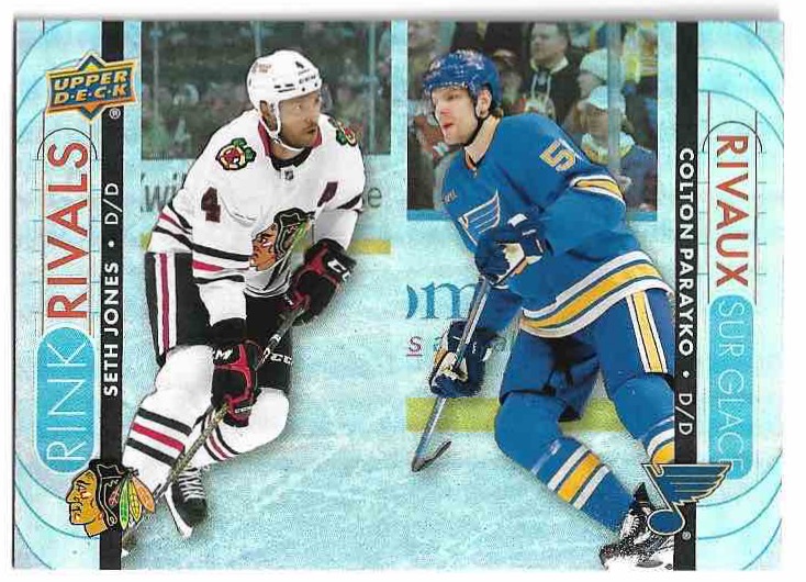 Rink RIvals SETH JONES/COLTON PARAYKO 23-24 UD Tim Hortons Greatest Duos