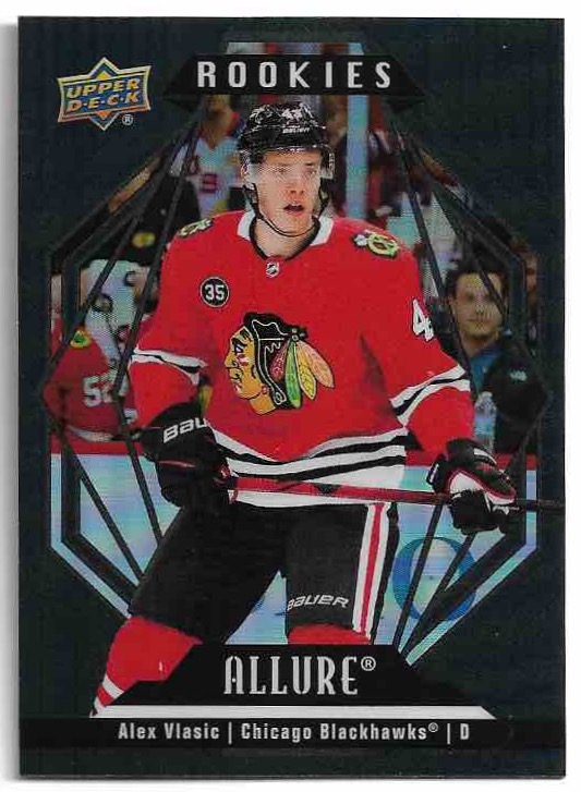 Rookie Black Rainbow ALEX VLASIC 22-23 UD Allure
