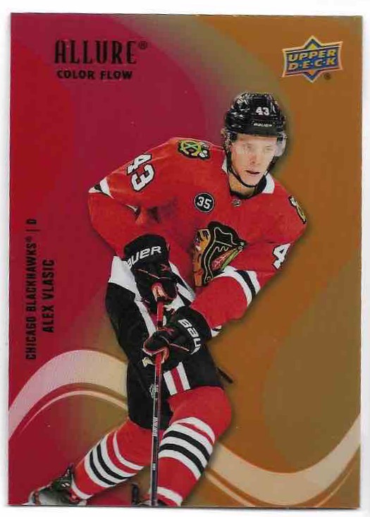 Rookie Red-Orange Color Flow ALEX VLASIC 22-23 UD Allure
