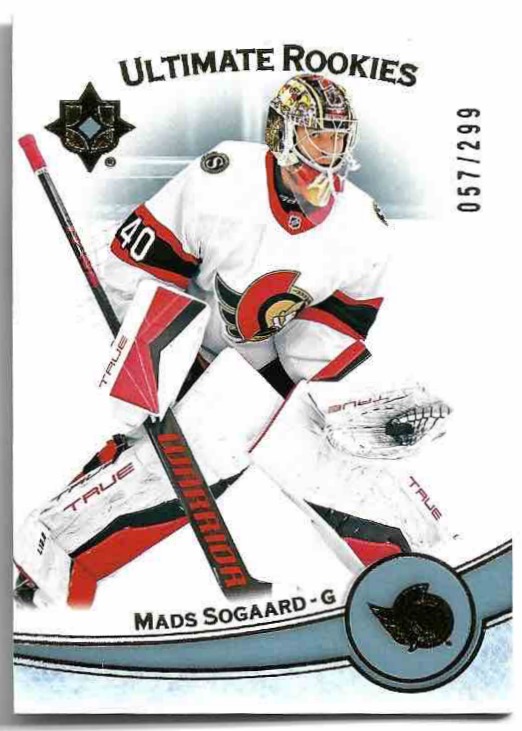 Rookie MADS SOGAARD 22-23 UD Ultimate Collection /299