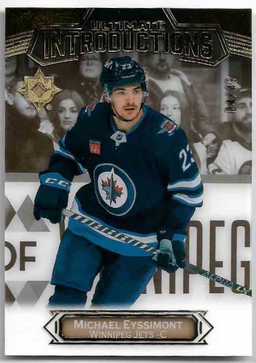 Rookie Gold Ultimate Introduction MICHAEL EYSSIMONT 22-23 UD Ultimate Collection /49