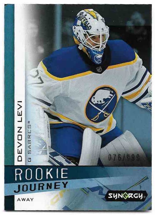 Rookie Journey Away DEVON LEVI 23-24 UD Synergy (horší růžky) /999