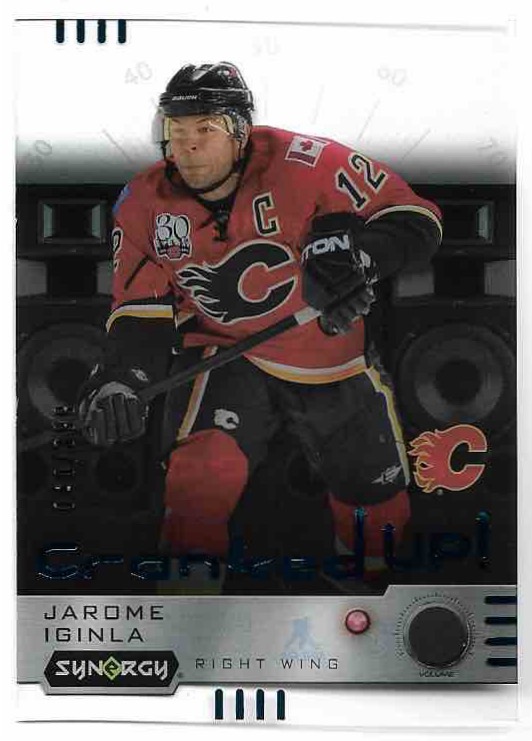 Blue Cranked UP JAROME IGINLA 23-24 UD Synergy /599