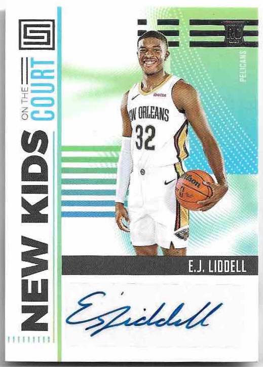 Auto Rookie New Kids Status E.J. LIDDELL 22-23 Panini Chronicles Basketball