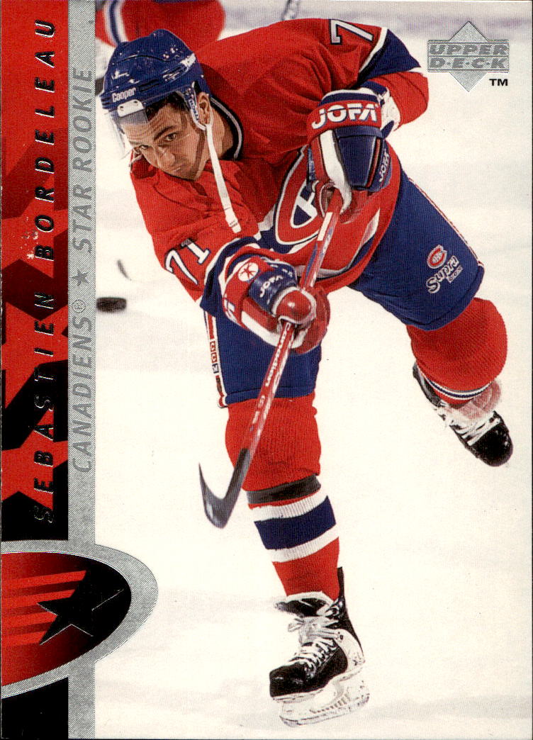 Star Rookie SEBASTIEN BORDELEAU 96-97 Upper Deck