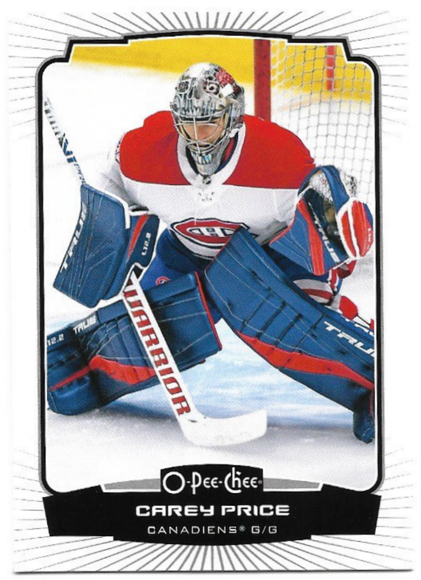 CAREY PRICE 22-23 UD O-Pee-Chee OPC
