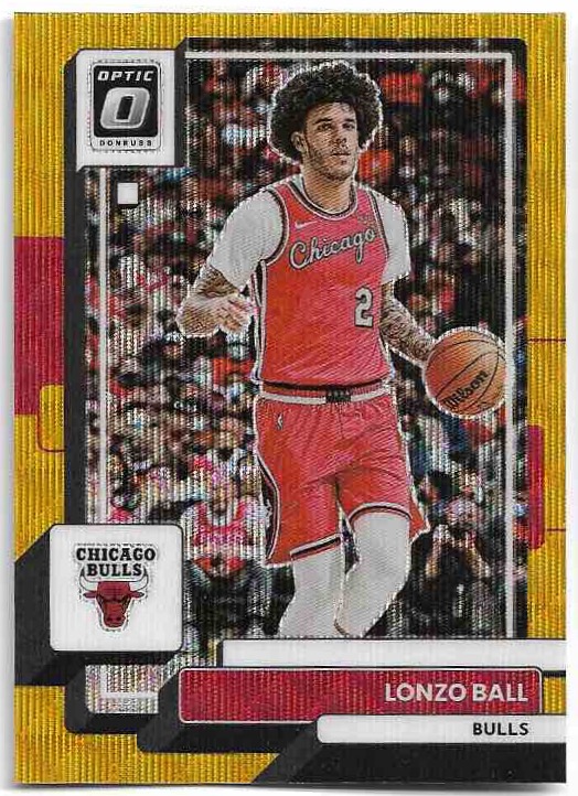 Gold Wave LONZO BALL 22-23 Panini Donruss Optic Basketball /10