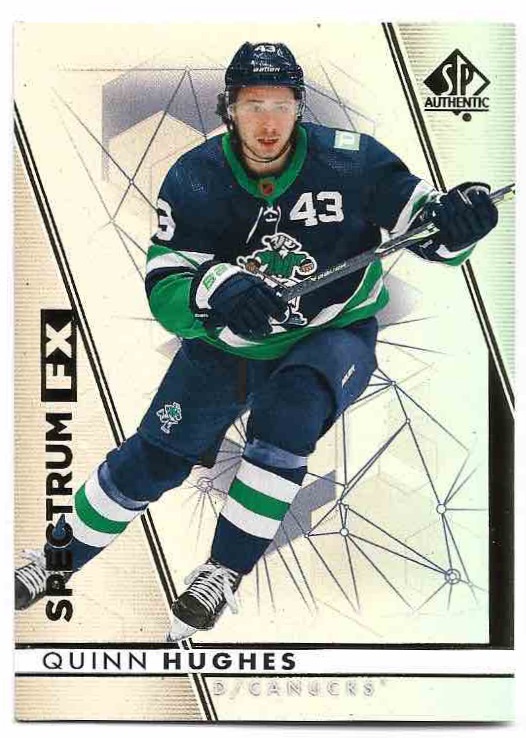 Spectrum FX QUINN HUGHES 22-23 UD SP Authentic