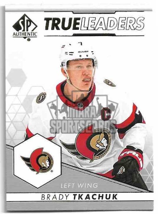 True Leaders BRADY TKACHUK 22-23 UD SP Authentic