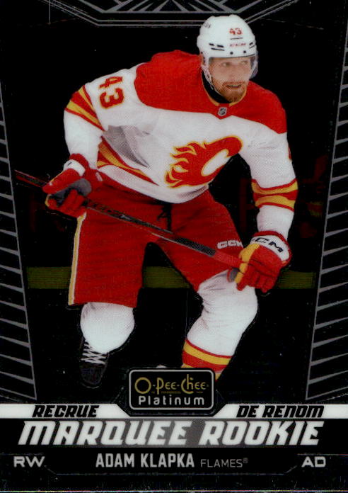 Marquee Rookie ADAM KLAPKA 24-25 UD O-Pee-Chee OPC Platinum