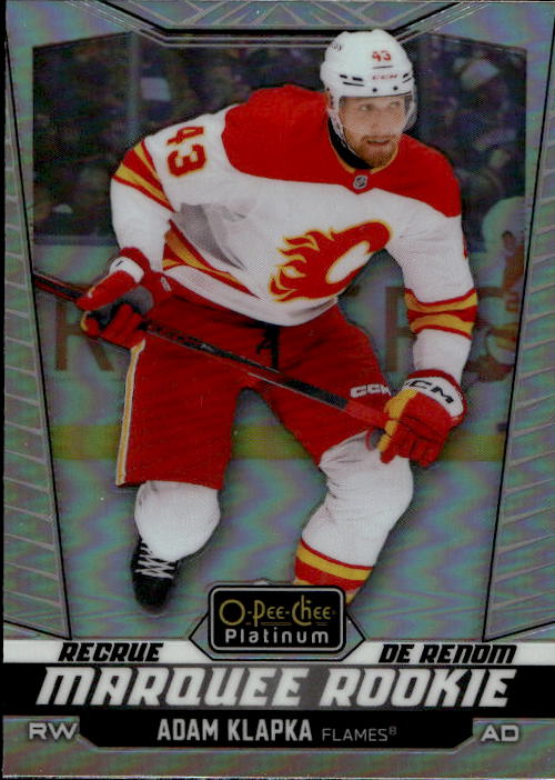 Rainbow Marquee Rookie ADAM KLAPKA 24-25 UD O-Pee-Chee OPC Platinum