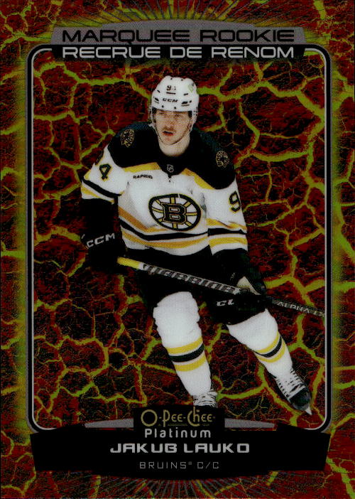 Rookie Hot Magma Marquee Rookie JAKUB LAUKO 22-23 UD O-Pee-Chee OPC Platinum /499