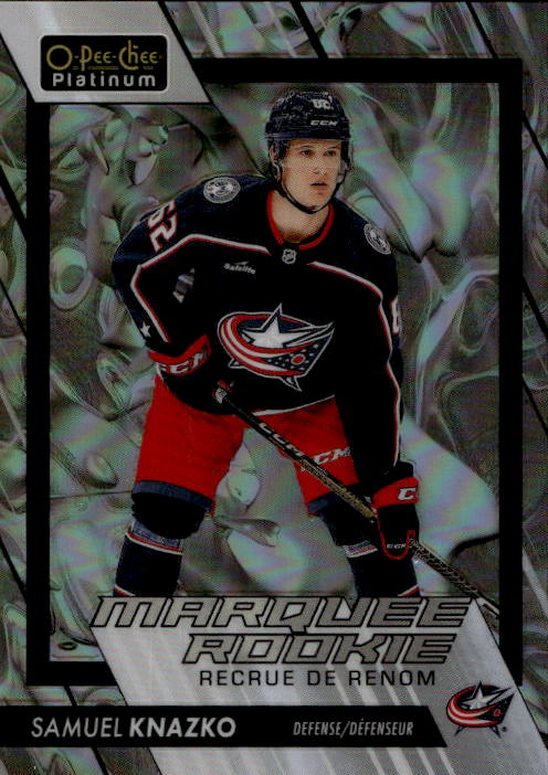 Rookie Liquid Metal Marquee Rookie SAMUEL KŇAŽKO 23-24 UD O-Pee-Chee OPC Platinum /399