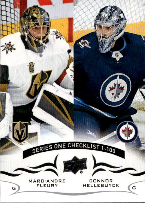 Checklist MARC-ANDRE FLEURY/CONNOR HELLEBUYCK 18-19 UD Series 1
