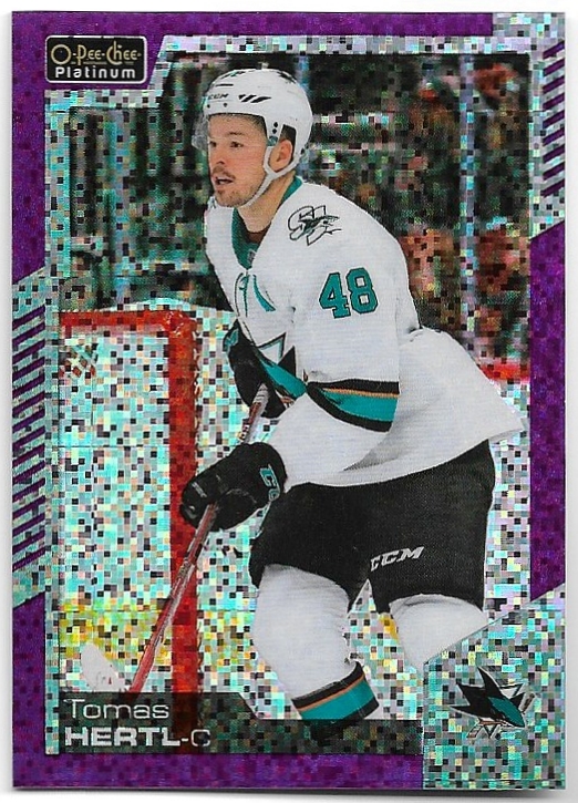 Violet Pixels TOMÁŠ HERTL 20-21 UD O-Pee-Chee OPC Platinum /399