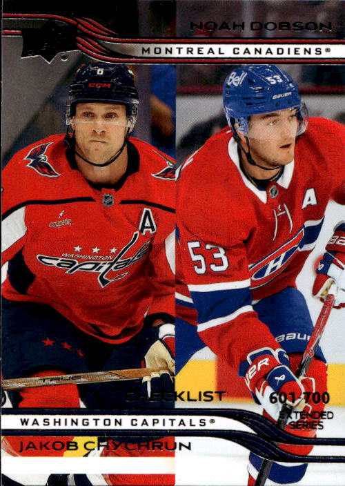 Checklist JAKOB CHYCHRUN/NOAH DOBSON 25-26 UD Extended Series