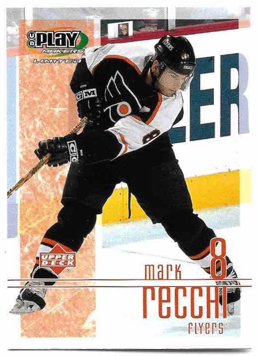 MARK RECCHI 01-02 UD Play Makers Limited