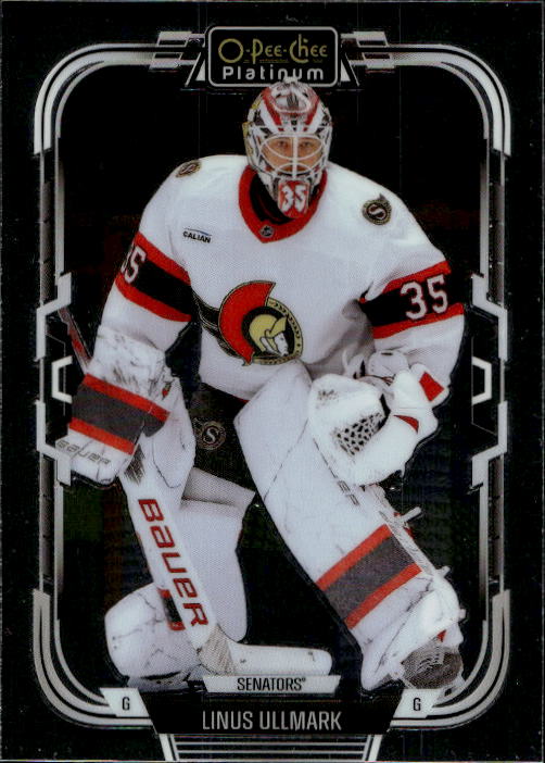 LINUS ULLMARK 25-26 UD O-Pee-Chee OPC Platinum