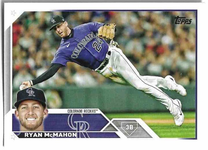 RYAN MCMAHON 2023 Topps Series 1 Baseball