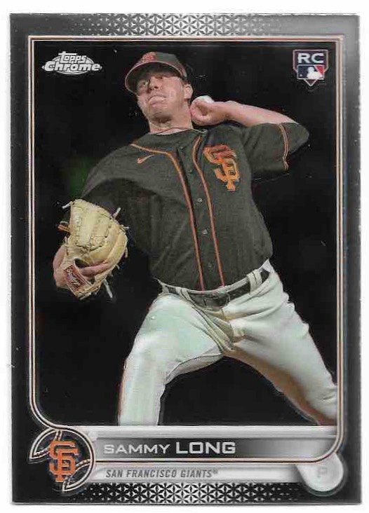 Rookie SAMMY LONG 2022 Topps Chrome Baseball