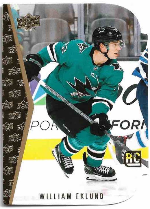 94-95 Rookie Tribute Die Cuts WILLIAM EKLUND 21-22 UD Series 2
