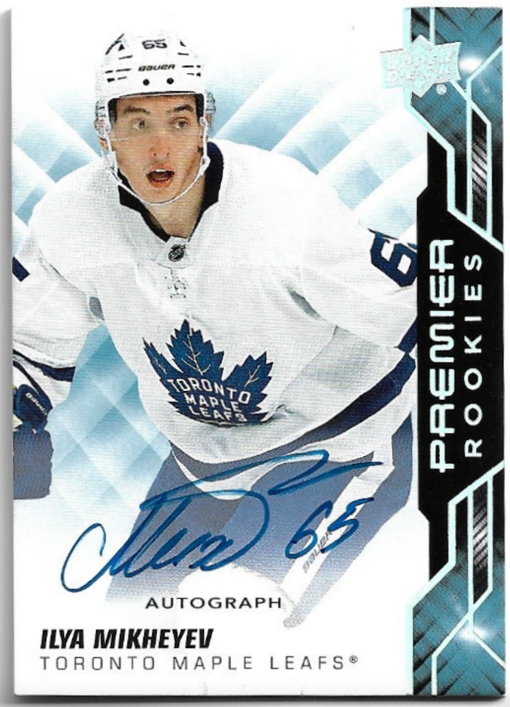 Auto Rookie Silver Spectrum ILYA MIKHEYEV 19-20 UD Premier