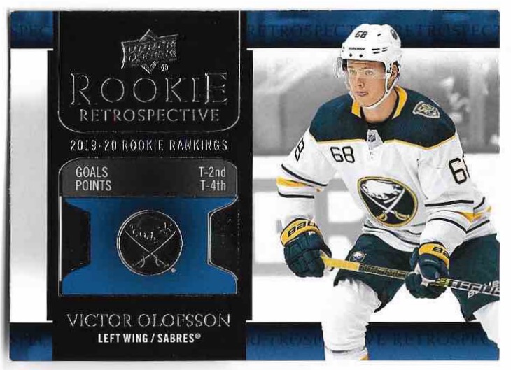 Rookie Retrospective VICTOR OLOFSSON 20-21 UD Series 1