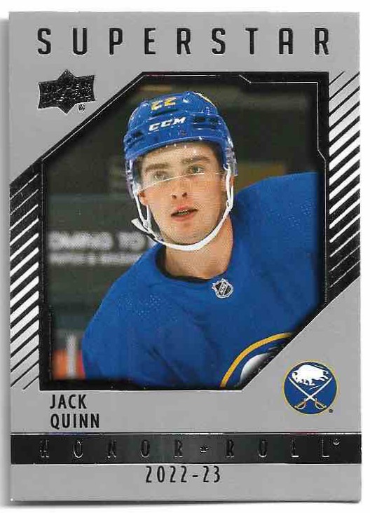 Rookie Honor Roll JACK QUINN 22-23 UD Series 2