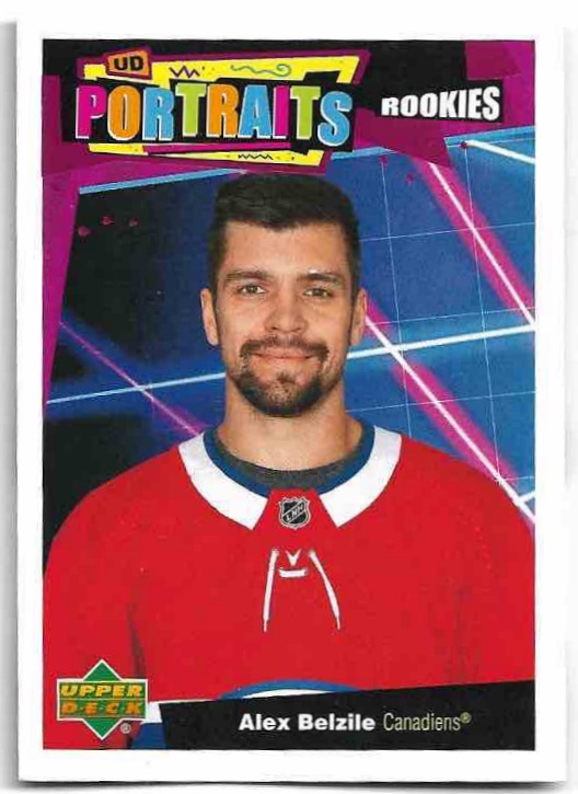 Rookies UD Portraits ALEX BELZILE 20-21 UD Series 2