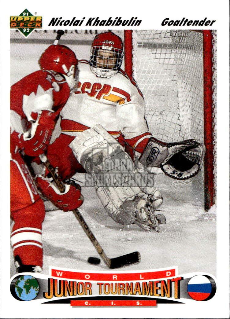 Rookie NIKOLAI KHABIBULIN 91-92 Upper Deck