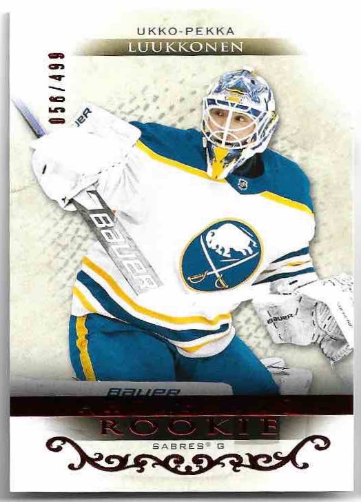 Rookie Ruby UKKO-PEKKA LUUKKONEN 21-22 UD Artifacts /499